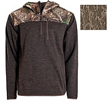 Image of Habit Men's 1/4 Zip Hooded Fleece Pullover 1409605