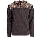 Image of Habit Men's 1/4 Zip Hooded Fleece Pullover 1409609