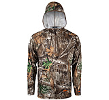 Image of Habit Pinyon Grid Fleece Hoodie - Mens