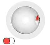Image of Hella Marine EuroLED 150 Recessed Surface Mount Touch LED Lamp w/ White Plastic Rim