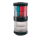 Image of Hella Marine Incandescent Tri-Color Navigation Light/Anchor Navigation 12V LED Lamp w/ Housing