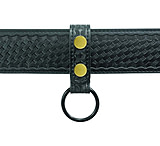 Image of HERO'S PRIDE AirTek C-Cell Single Ring Flashlight Holder w/ Brass Snaps &amp; Black Metal Rings