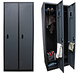 Image of Homak 2 Tall Door Steel Locker - Full Height