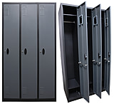 Image of Homak 3 Door Steel Locker - Stack Three High