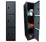 Image of Homak 3 Tall Door Steel Locker - Full Height