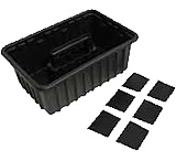 Image of Homak Plastic Organizer Tray w/ 6 Dividers