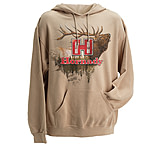 Image of Hornady 99612L Elk Large Tan/Khaki Hoodie