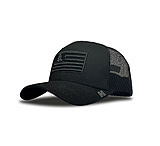 Image of Hornady Gear 33290 Trucker Black Gadsden Flag