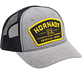 Hornady Mesh Hat - Men's, Gray/Black, Gray &amp; Black, 99236