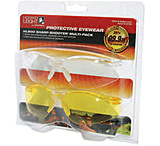 Howard Leight HL800 Sharp Shooter Multi-pack Glasses Clear &amp; Amber R-01709