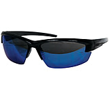 Image of Howard Leight Uvex Mercury Eyewear Black Frame Blue Lens R-02107