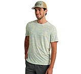 Image of HUK Performance Fishing Drift Printed Short Sleeve Crew - Men's