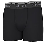 HUK Performance Fishing Solid Boxer - Men's, Black, L, H5000043-001-L