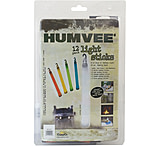 Image of Humvee Accessories HMV6FP10 12 Piece Light Stick Family Pack White/Blue/Red/Gree