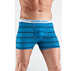 Image of Icebreaker Anatomica Stripe Boxers with Fly - Men's-Force-Large