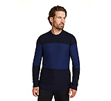 Icebreaker Men Waypoint Crewe Sweater, Midnight Navy/Royal Navy/CB, XL, IB104328938XL