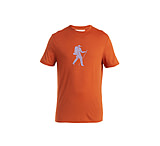 Icebreaker Merino 150 Tech Lite III SS Tee Trail Hiker - Men's, Molten, Large, IB0A56WZA84L