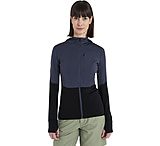 Image of Icebreaker Merino Blend 200 RealFleece Descender LS Zip Hoodie - Women's