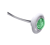 Image of Innovative Lighting LED Bulkhead/Livewell Light &quot;The Shortie&quot; Green LED w/ White Grommet