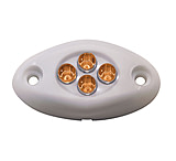 Image of Innovative Lighting Surface Mount Courtesy Light Amber White