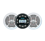 Image of Jensen JMS3SPKG Marine Am/Fm/Usb Bluetooth Stereo System With, 2 6.5" Speakers