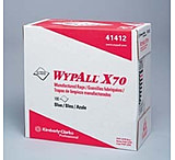Image of Kimberly Clark WypAll X70 Manufactured Rags, Kimberly-Clark Professional 41100-50 White, Case of 300