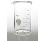 Image of Kimble/Kontes KIMAX Brand Berzelius Beakers, Tall Form, Graduated, Borosilicate Glass 14030 1000 With Pouring Spout, Pack of 6