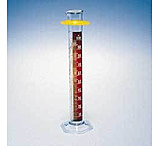 Image of Kimble/Kontes KIMAX Brand Single Metric Scale Graduated Cylinders, Class B, with Red Stripe 20024D 25, Pack of 4