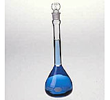 Image of Kimble/Kontes KIMAX Volumetric Flasks with [ST] Glass Stopper, Class B, Kimble Chase 28015 200