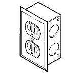Image of Labconco Electrical Receptacle Kits for Protector Laboratory Hoods, Labconco 9854200 Duplex Receptacle