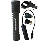Image of Steiner Laser Devices LED / Incandescent OV 2 Flashlight w/ pocket clip, lanyard, push button tailcap, remote cable tailcap, pressure pad switch and mount