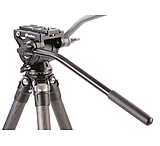 Leofoto BV-10 Fluid Head for Optics up to 11 lb w/Handle, Arca, Black, BV-10