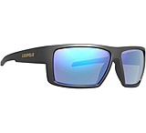 Image of LEU 186741 SWITCHBACK MATTE BLACK BLUE MIRROR