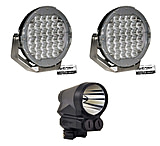 Image of Lightforce LED215 Driving Lights w/ PRED9X Firearm Mounted Light