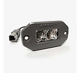 Image of Lightforce Performance Lighting ROK20 Single Row 10W Chips Flood Beam - Flush Mount