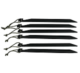 LiteFighter J-Stakes, Set of 6, Black, 7.75in x 0.5in, JS1106-BLK