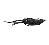 Image of Live Target Mouse,3 1/2",HB,floating,BLK/BLK,4/0 MHB90T404