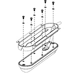 Image of Lowrance Flat Mount Bracket, SS3D and TotalScan