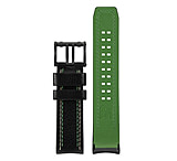 Image of Luminox Leather Strap, 26 mm, Black/Green 14ECEBAA