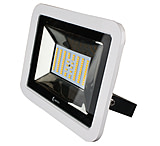 Image of Lunasea Lighting 35W 12/24V 4800 Lumens Slimline LED Floodlight w/ White Housing