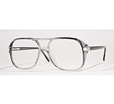 Image of Luxottica LU 3514U Eyeglasses Styles: Brown On Transparent Frame w/Non-Rx 52 mm Lenses