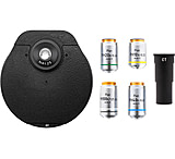 Image of LW Scientific i4 Microscope Infinity Turret Phase 10x, 20x, 40x, 100x, Brightfield, Darkfield Kit