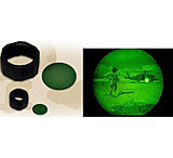 Image of MagLite 108-000-614 Mini MagLite AA Flashlight Night Vision Green NVG Lens with Holder