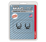 Mag AM2A496 Mini MagLite AA Flashlight Mounting Brackets, 2/Pkg.