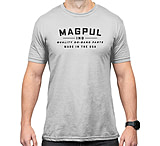 Image of Magpul MAG1112-041-XL Go Bang Parts Stone Gray Heather Cotton/Polyester Short S