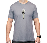 Image of Magpul MAG1117-041-L Hula Girl CVC Stone Gray Heather Cotton/Polyester Short Sl