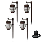 Image of Malibu LED Cast Aluminum Pathway Light Kit 83 Lumens 4 pk