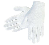 MCR Safety 100% Cotton Lisle Inspectors Gloves - Women's, White, Extra Large, Straight Thumb, Ambidextrous, 8610CJ