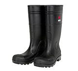 Image of MCR Safety 15in PVC Work Boots, Plain Toe with Cleated Sole, Poly Interior Lining, Over the Sock Style - Men's