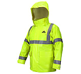 Image of MCR Safety Big Jake 2 Flame Resistant Rain Jacket, PVC/Meta-Aramid ANSI Class 3 Hi-Vis Standard, HRC2/CAT2, ARC Rating - ATPV 11 cal/cm2